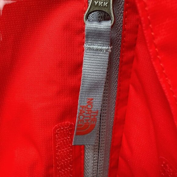 THE NORTH FACE Boys Jacket Large 14/16 Red Hooded Windbreaker Full Zip *TORN - Picture 13 of 16
